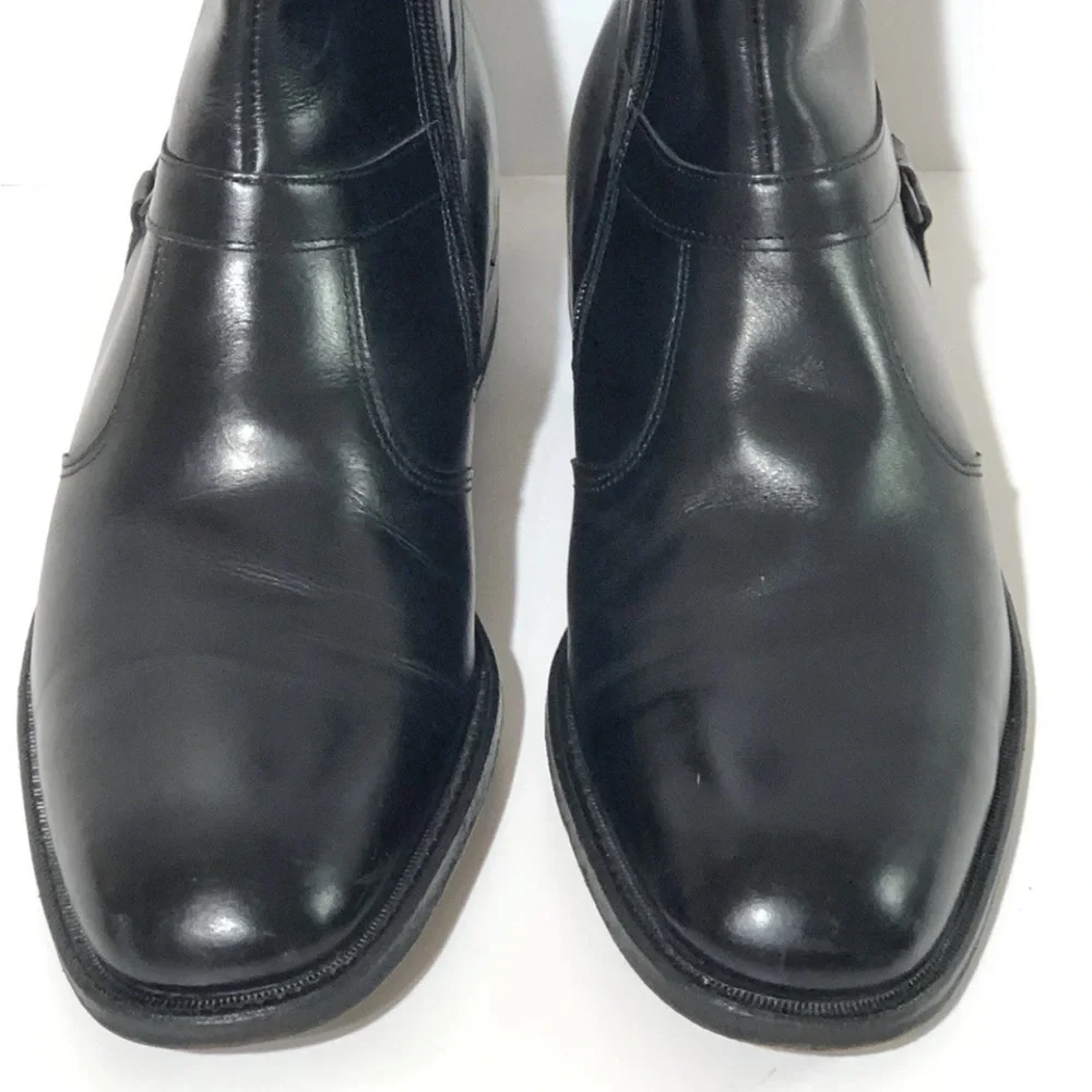 Breather Wright Men’s A Boots Black Arch Preserver Ankle Leather Zip 469
